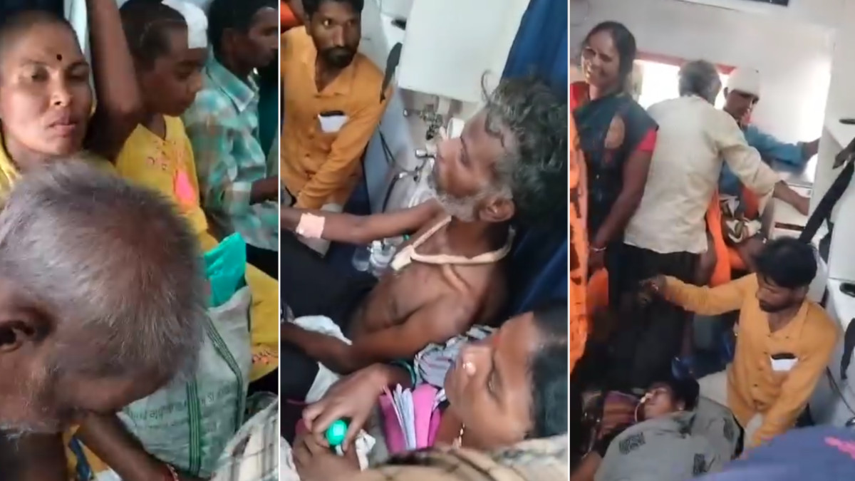 Jabalpur: Ambulance Used Like a Cart, Over 10 Patients Crammed Inside, Video Viral