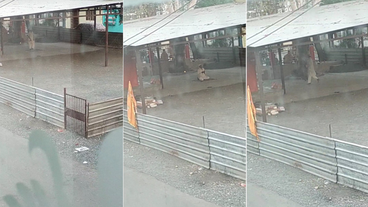 Khachrod: Video of Unknown Youth Offering Namaz in Temple Goes Viral, Police Investigating
