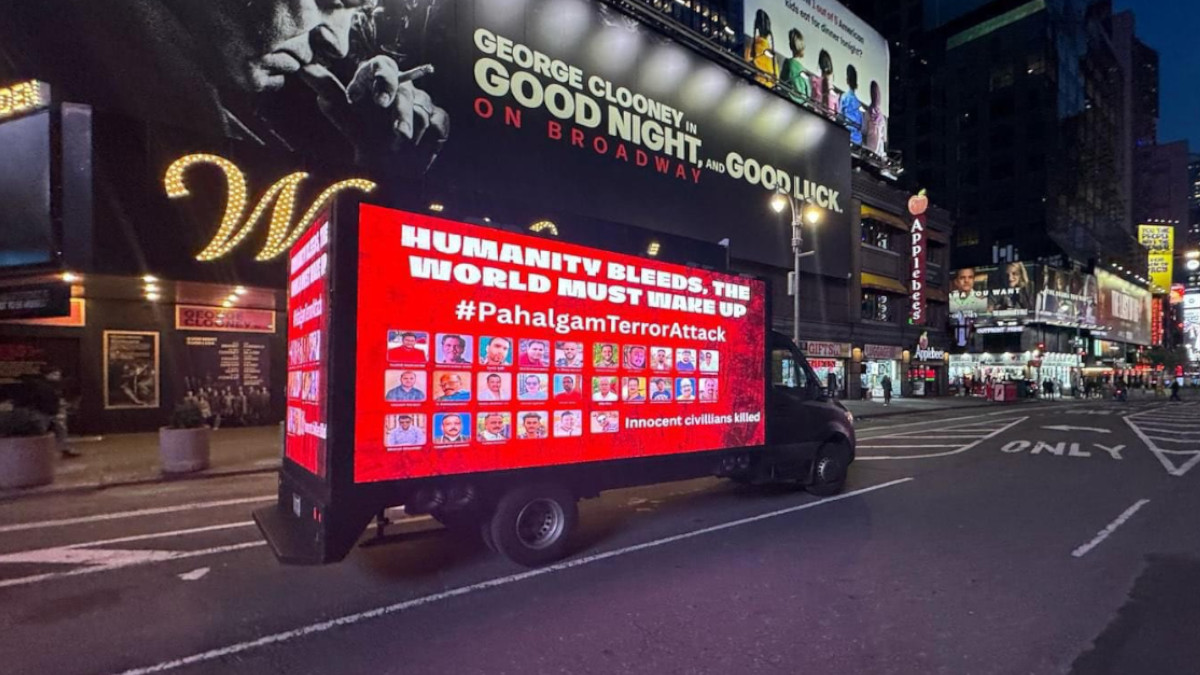 Pahalgam Attack Echoes at Times Square: 'Humanity Bleeds, World Must Wake Up'