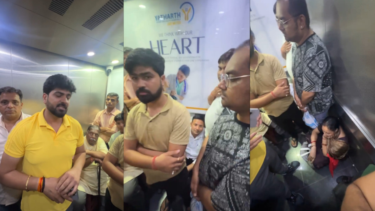 Greater Noida: 16 People, Including Elderly Woman, Trapped in Yatharth Hospital Lift for Half an Hour