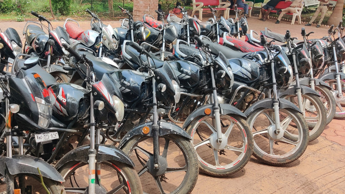 Bhopal Vehicle Theft Racket Busted: 2 Accused Arrested, 15 Stolen Bikes Seized