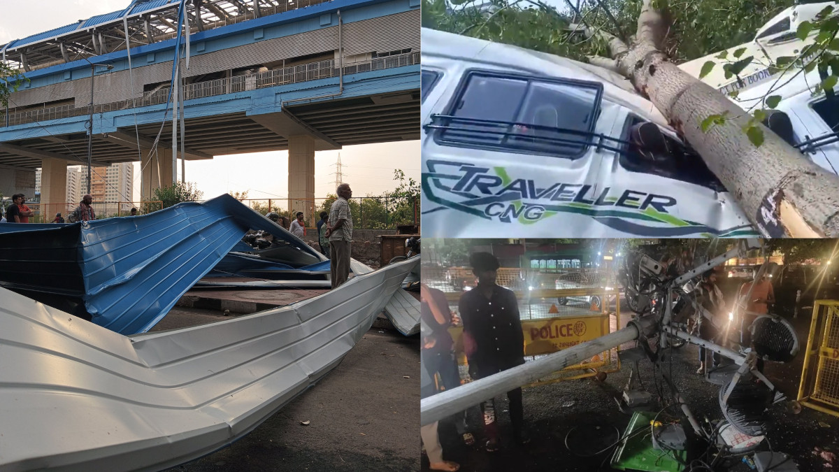 Delhi-NCR Storm Havoc: 3 Dead, Many Injured, Power Outages & Flights Affected