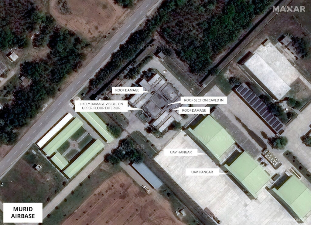 India's Strike Causes Heavy Damage to Pakistan’s Murid Airbase, Satellite Images Reveal