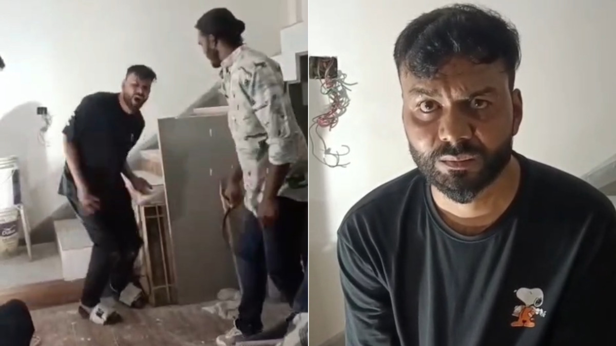 Indore Shooting Academy Case: Video of Accused Coach Mohsin Being Beaten Before Arrest Goes Viral