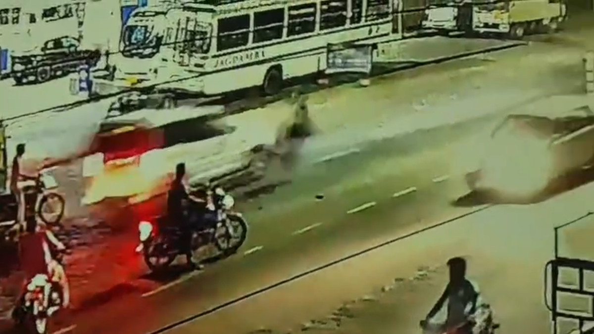 Jodhpur: Youth Hurled into Air by Speeding Scorpio in Hit-and-Run Caught on CCTV