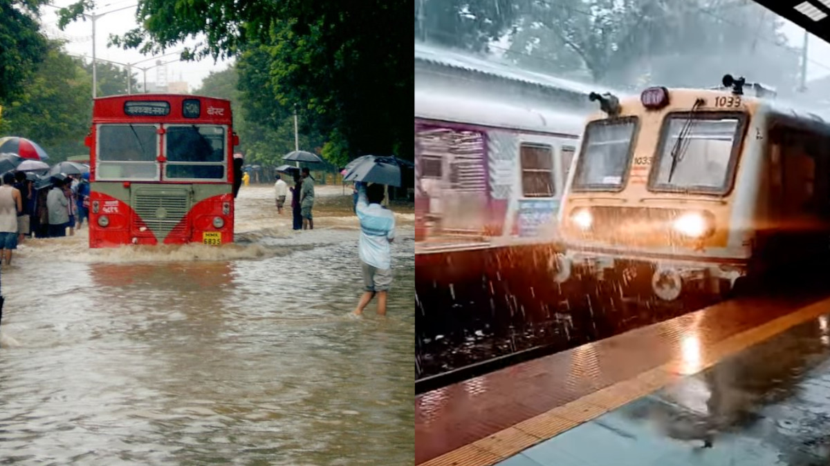 Mumbai Reels Under Heavy Rain: 104mm Rainfall in 60 Minutes Leads to Waterlogging