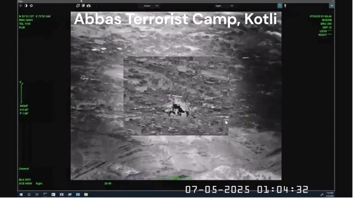Operation Sindoor: Indian Army Releases Video of Attack on Terrorist Camps in PoJK