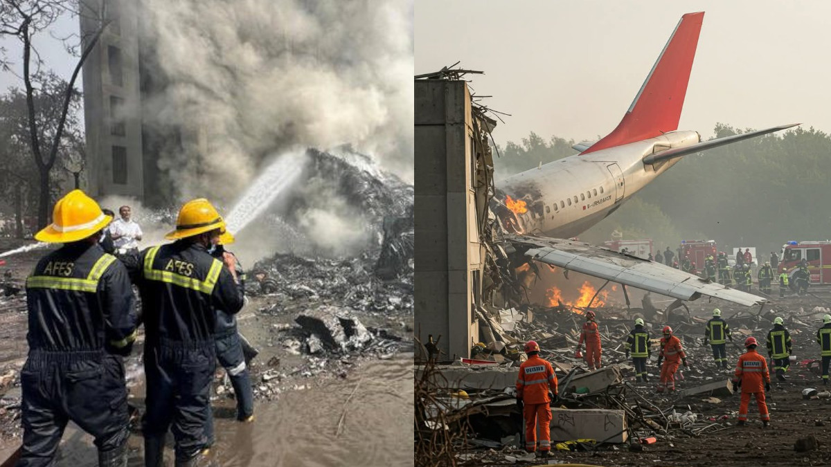 Ahmedabad Plane Crash: 240 DNA Samples Collected, 8 Bodies Identified; 50 Injured, 12 Soon to be Discharged