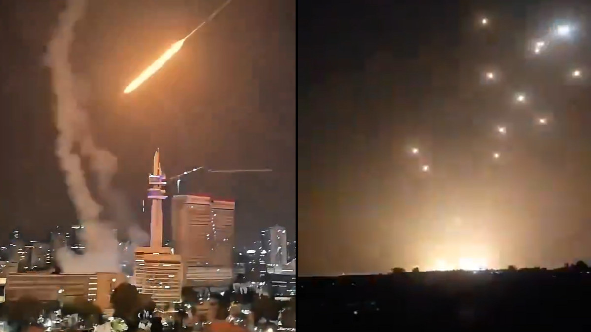 Iran Launches Massive Missile Attack on Israel from Tehran and Kermanshah; Tel Aviv Reports Damage