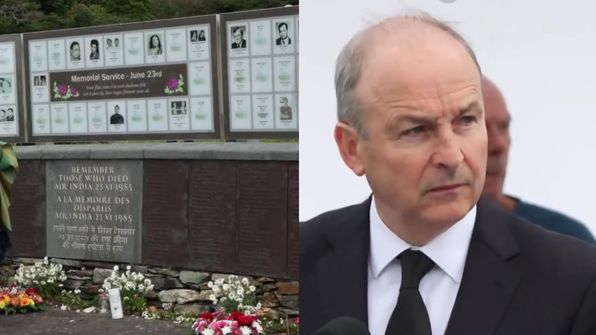 Irish Prime Minister Emotional on 40th Kanishka Bombing Anniversary