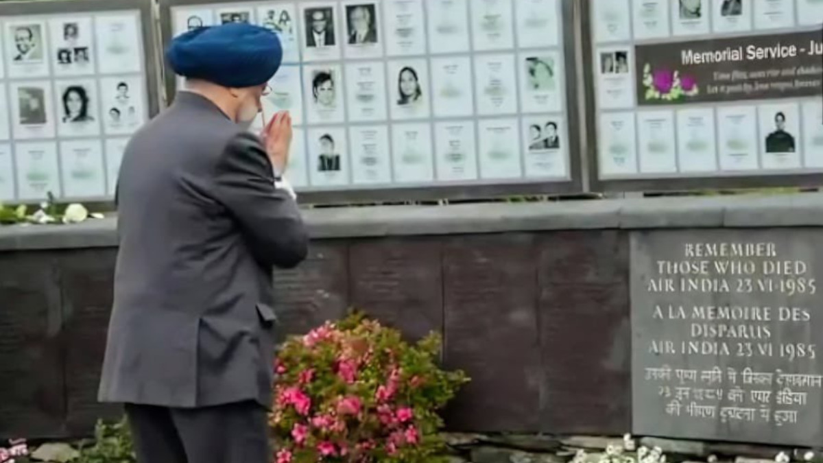 Hardeep Puri Remembers Kanishka Bombing Victims on 40th Anniversary