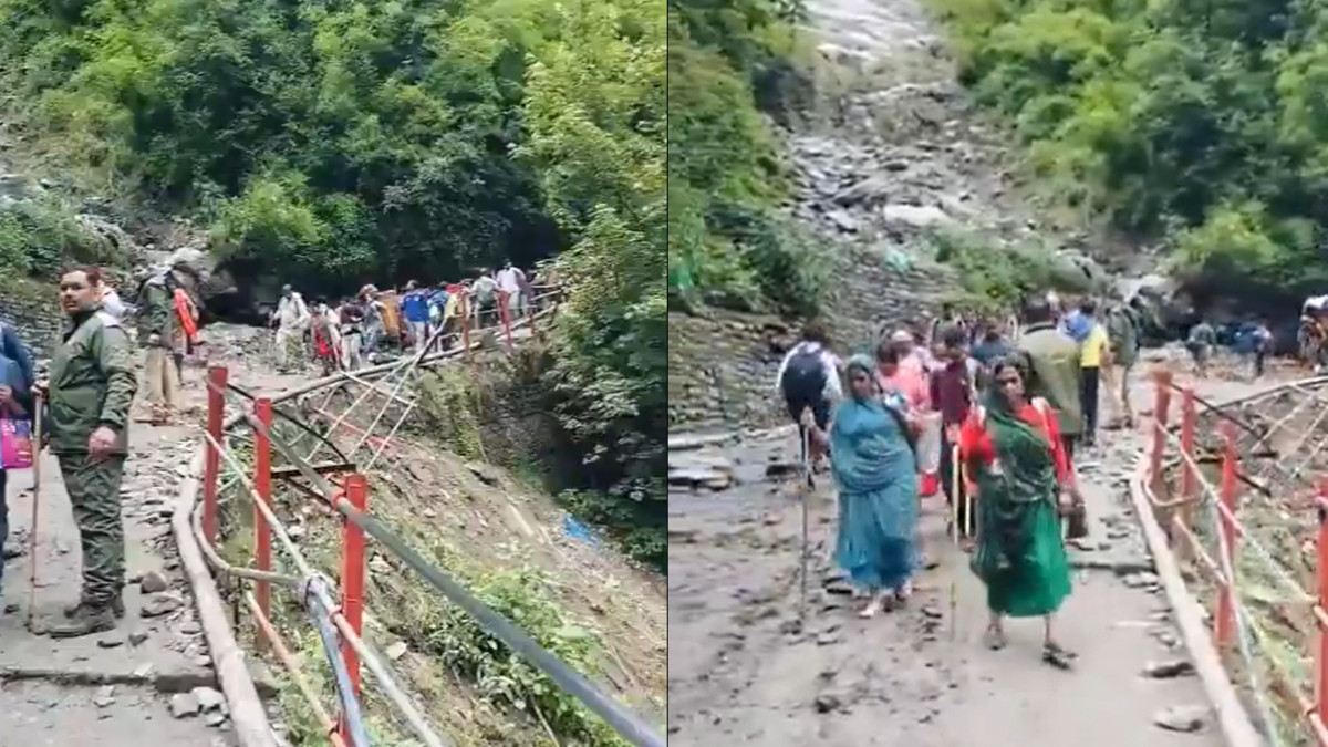 Landslide on Kedarnath Route Claims Two Lives, Injures Three Near Junglechatti