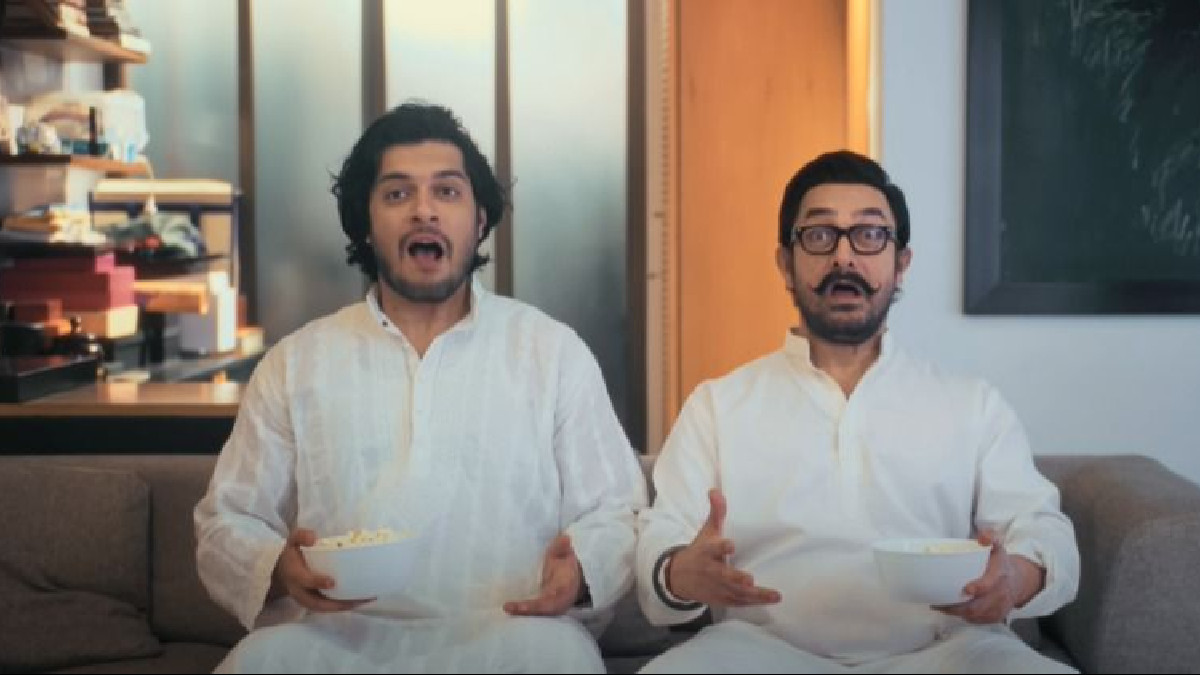Andaz Apna Apna' Charm Returns! Aamir & Junaid Announce 'Sitare Zameen Par' YouTube Release
