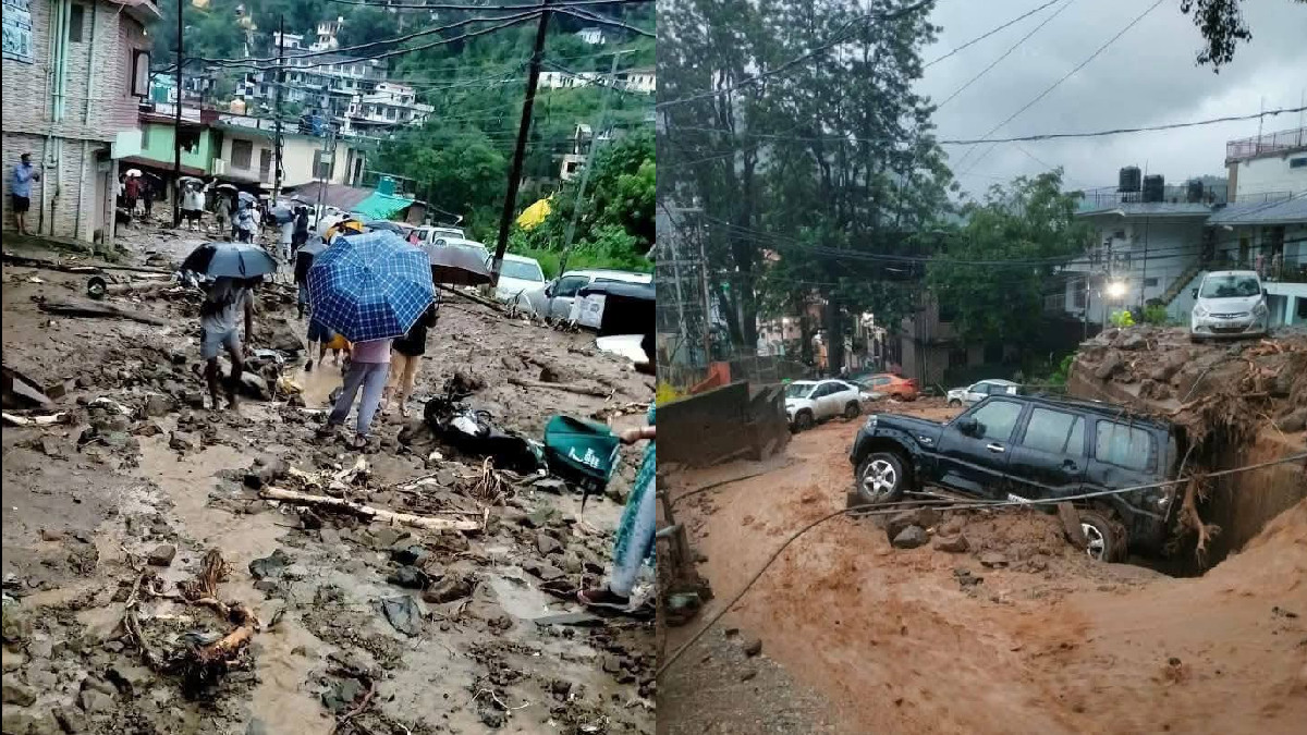 Himachal Pradesh: Cloudburst Wreaks Havoc in Mandi, Roads Blocked