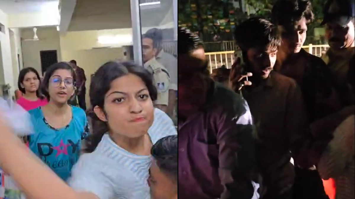 Indore: Girls Reach Police Station to Free Drunk Youths, Scuffle with Policeman, Video Goes Viral