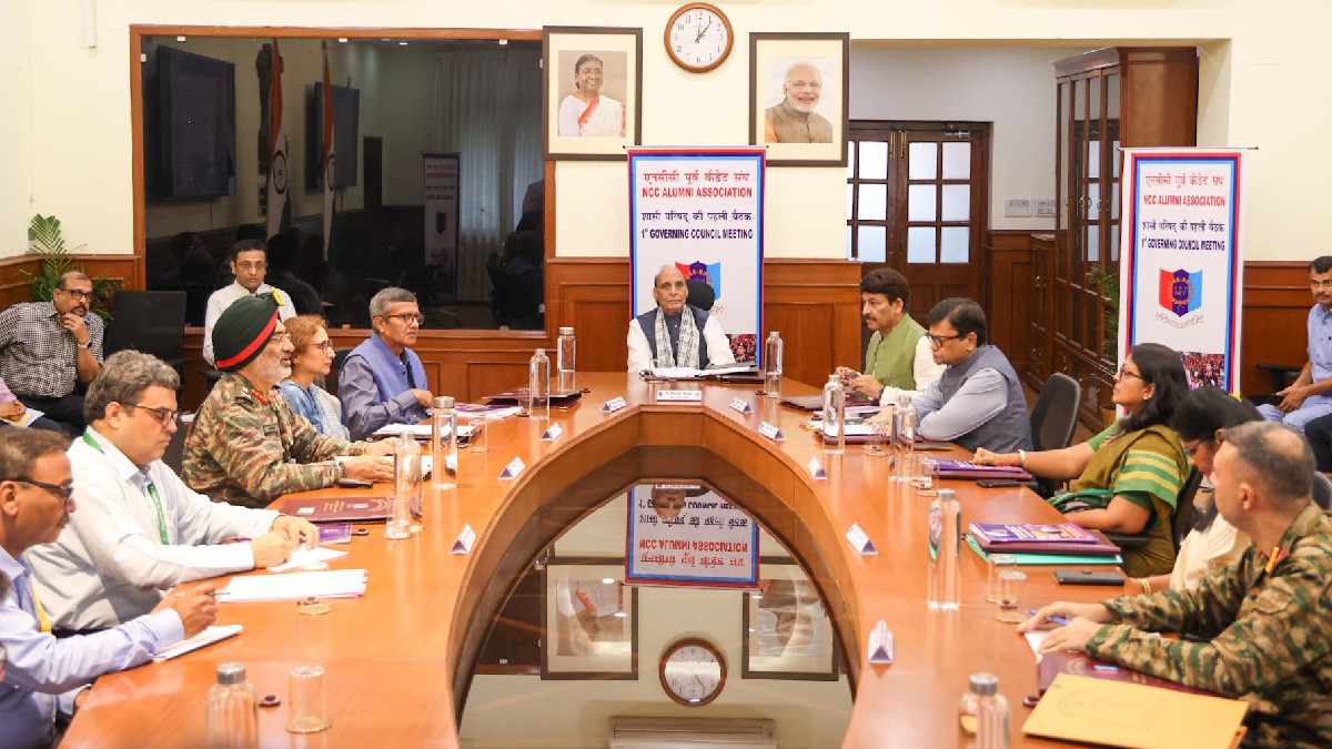 Rajnath Singh Presides Over First Governing Council Meeting of NCC Alumni Association