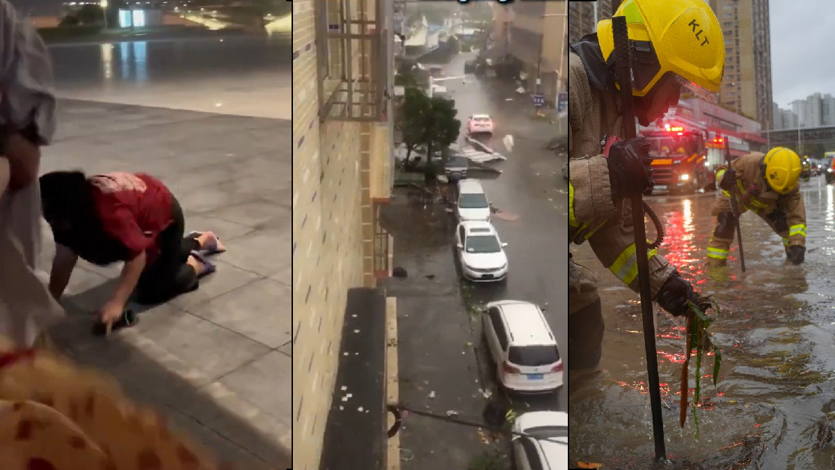 Typhoon Wipha Batters Hong Kong with 167 km/h Winds, Life Disrupted