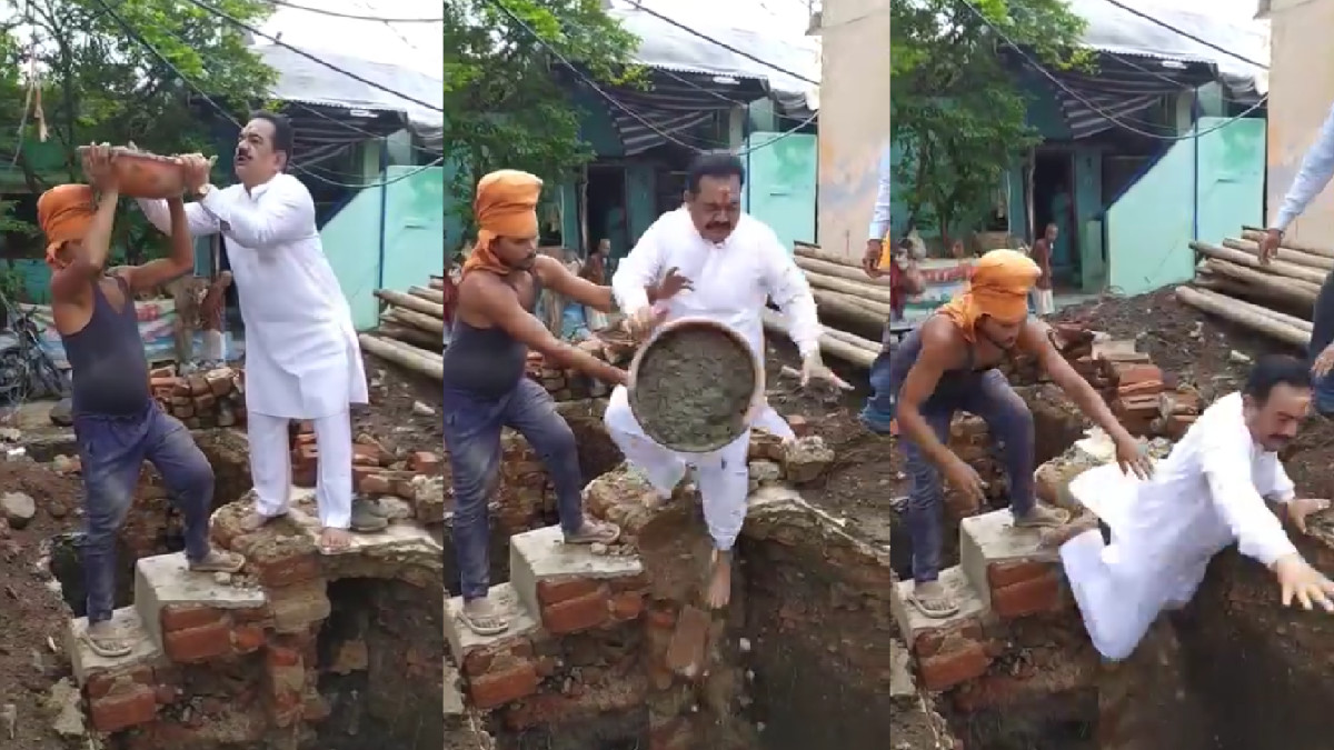 Viral Video: Doctor Plummets into 8-Foot Pit During Photoshoot in Seoni