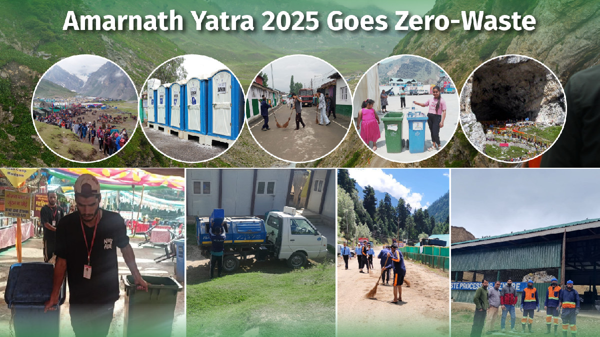 Amarnath Yatra 2025 to Be First-Ever 'Landfill-Free' and Eco-Friendly Pilgrimage, Setting a New Precedent