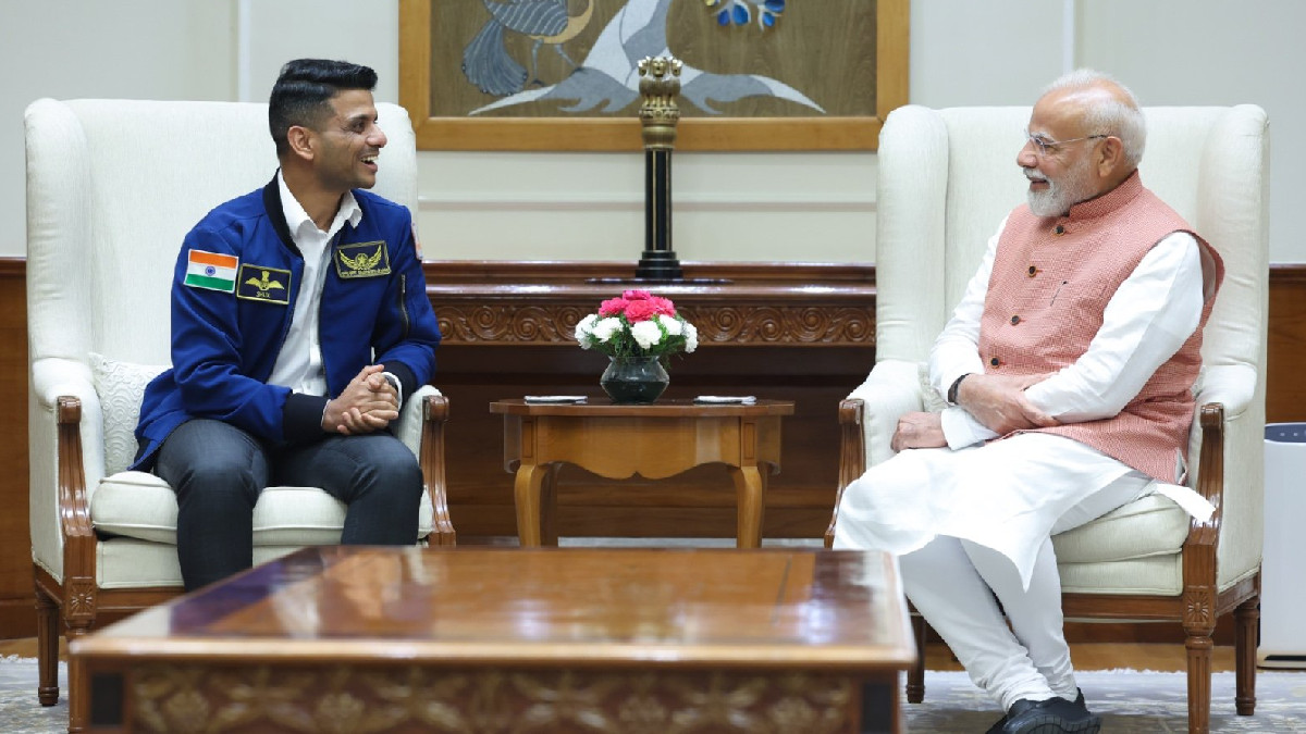 Astronaut Shubhanshu Shukla Meets PM Modi