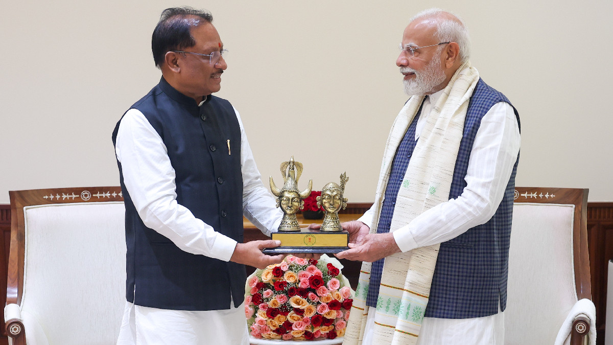 Chhattisgarh CM Vishnu Deo Sai Meets PM Modi