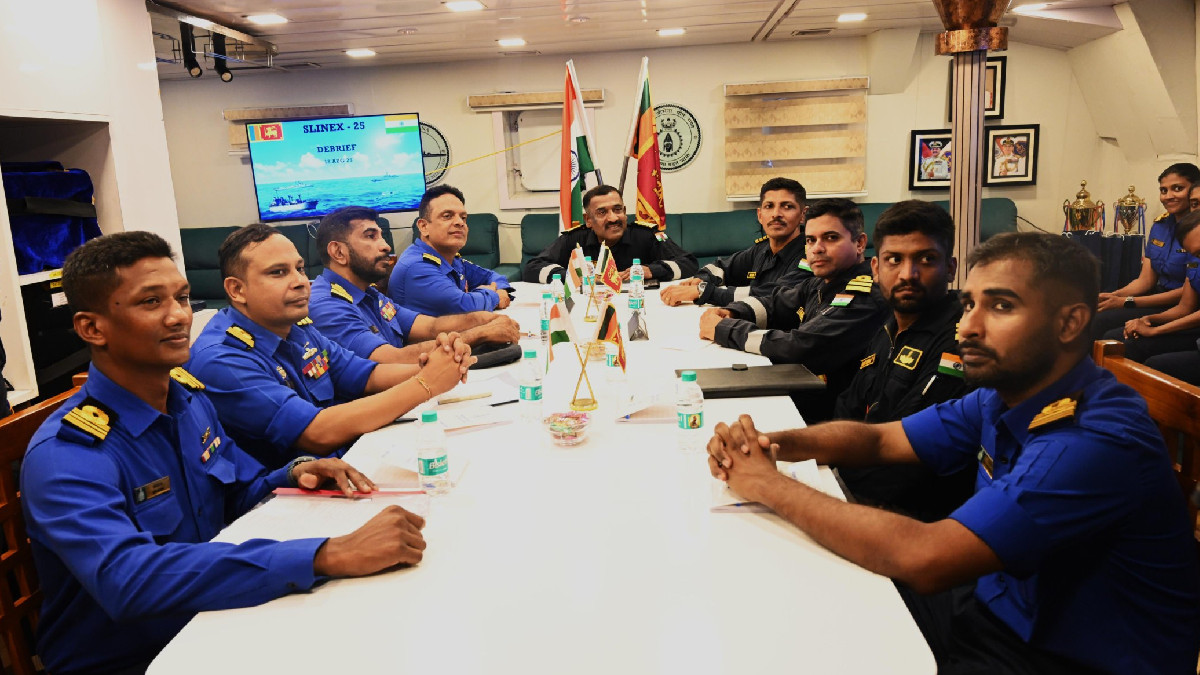 India-Sri Lanka Naval Drill SLINEX-25 Ends in Colombo, Stresses Joint Commitment to Maritime Security