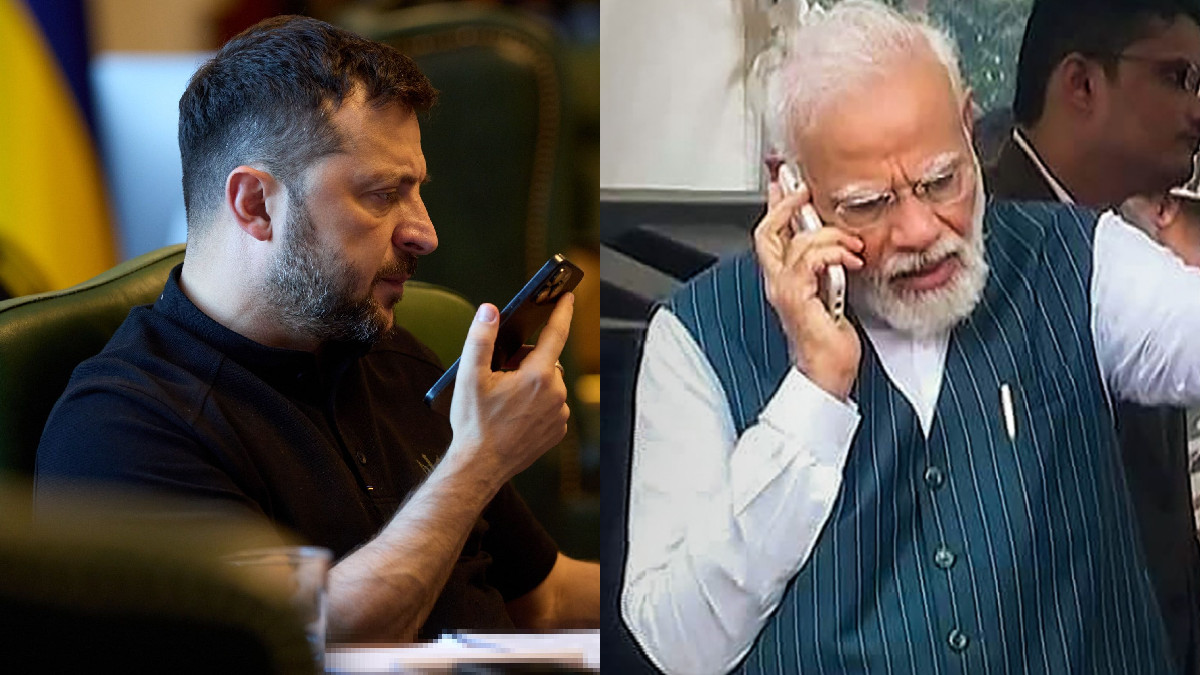 PM Modi and Ukraine's President Zelenskyy Discuss Peaceful Solution in Phone Call