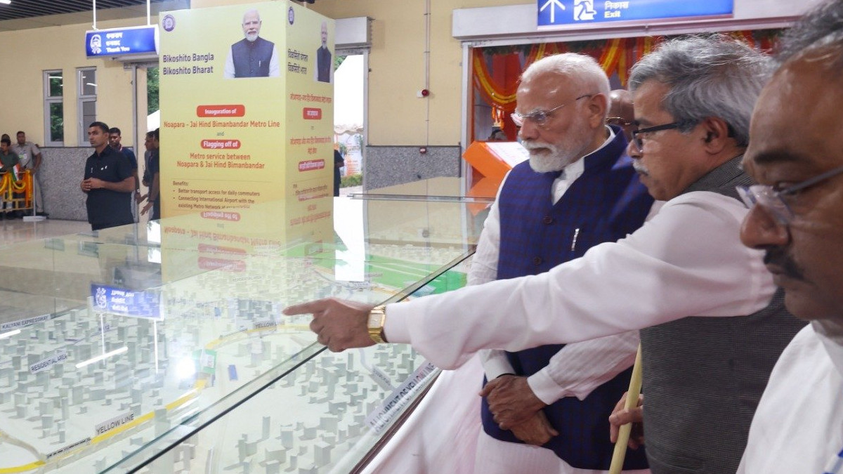 PM Modi Inaugurates Projects Worth ₹5,200 Crore in Kolkata