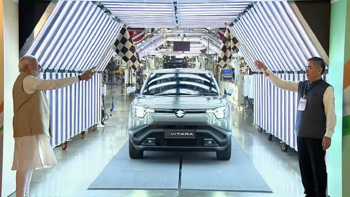 PM Modi Launches Maruti Suzuki's First EV, E-Vitara, Says 'Made in India' EVs Will Now Be Global