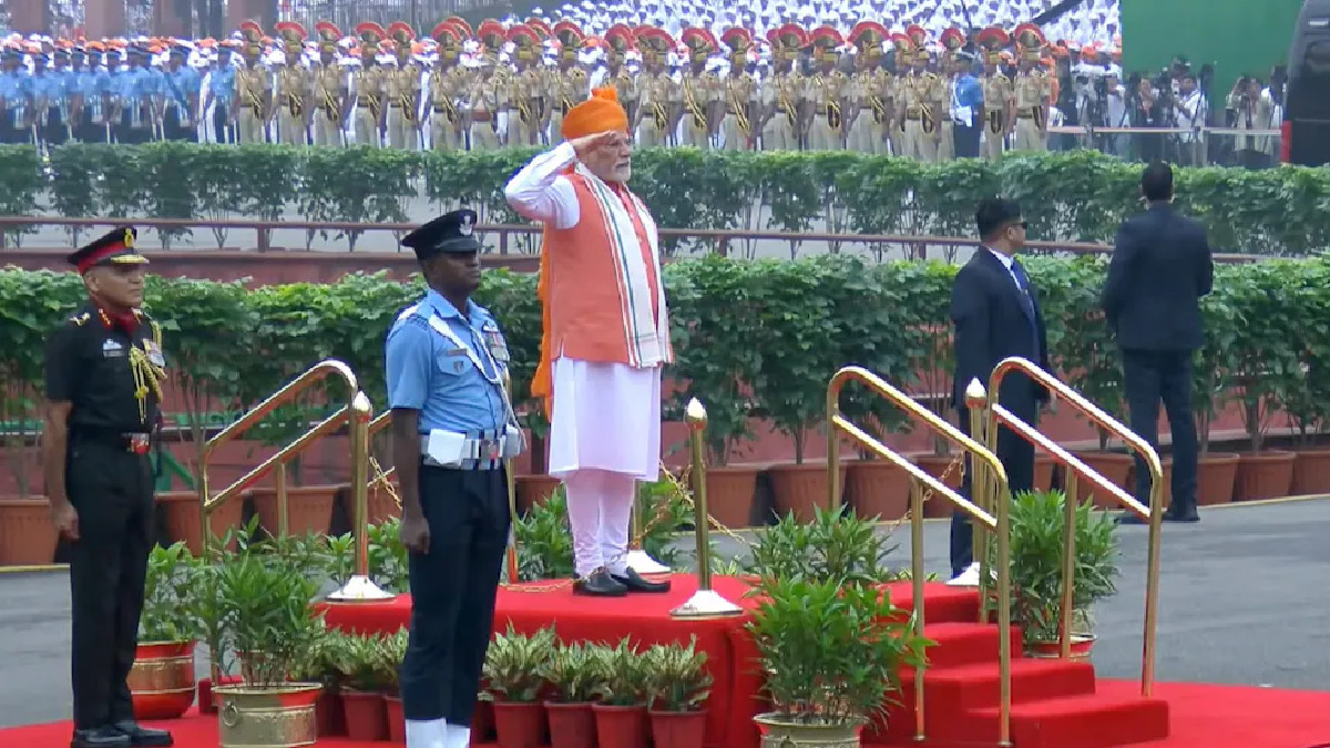 PM Modi Delivers 12th Consecutive Independence Day Address from Red Fort