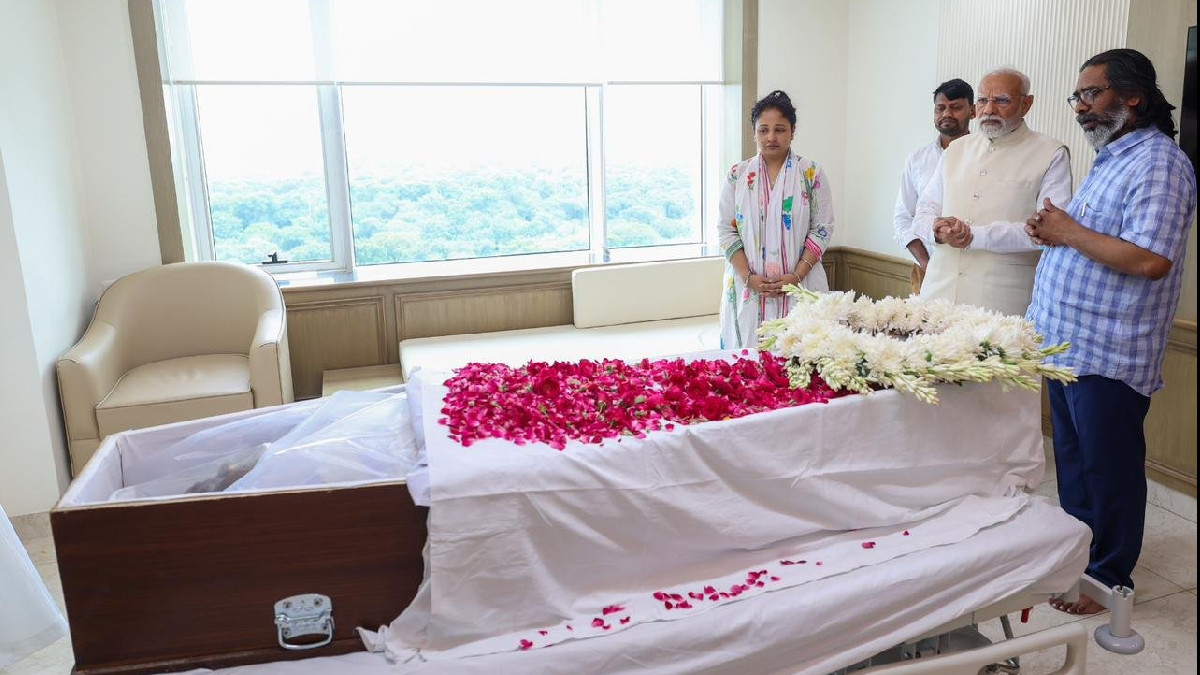 Prime Minister Modi Condoles Shibu Soren's Death, Consoles Family