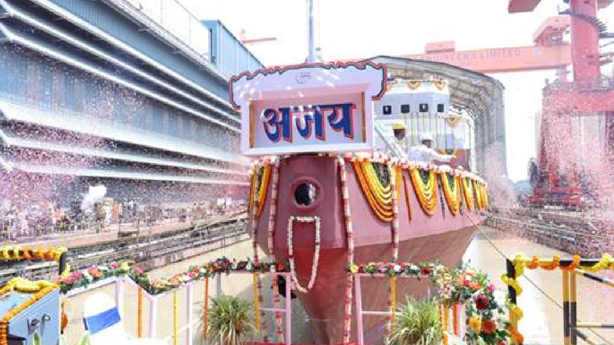 SAIL Contributes to Naval Indigenization by Supplying Steel for INS Ajay, INS Nistar