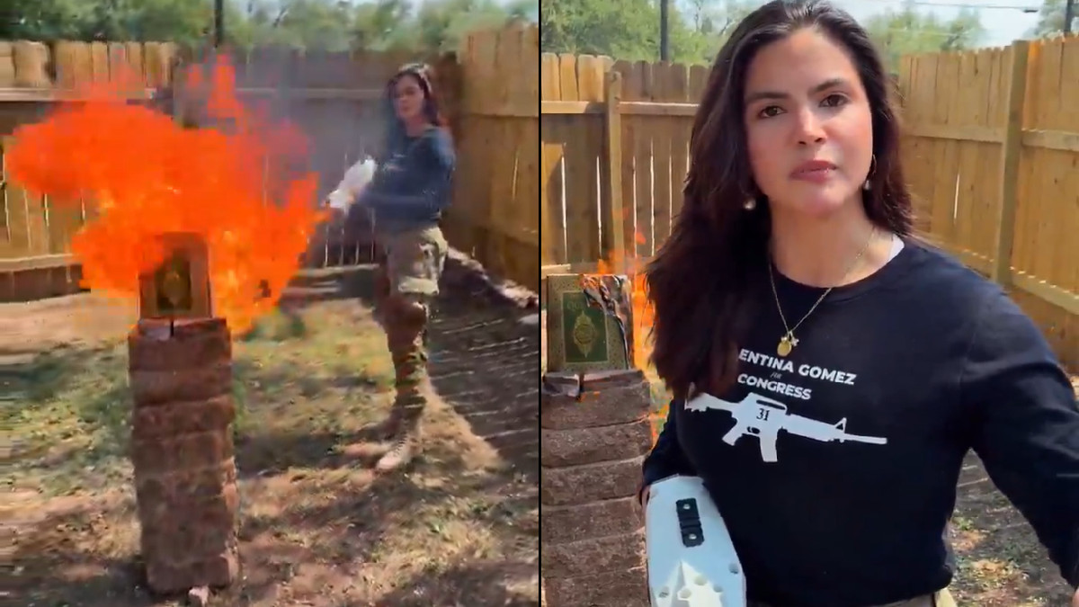 Texas Politician Burns Quran with Flamethrower, Says 'I Will Wipe Out Islam from Texas