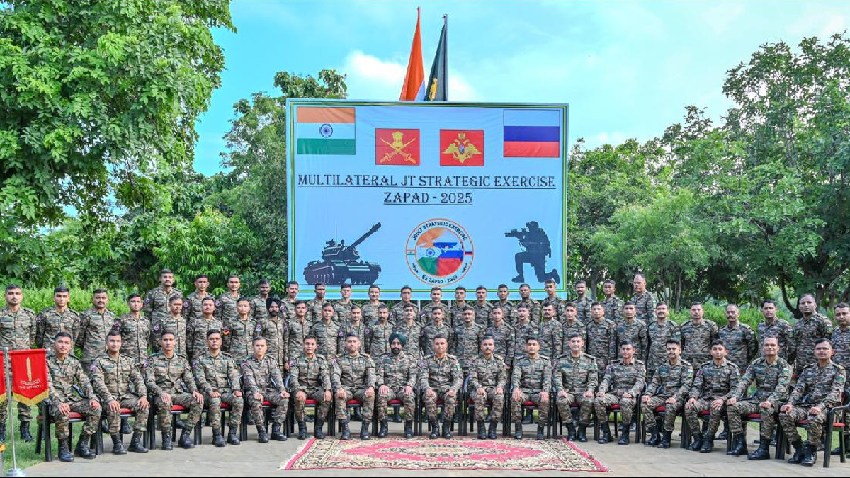 Indian Army Team Leaves for 'ZAPAD 2025' Military Exercise in Russia