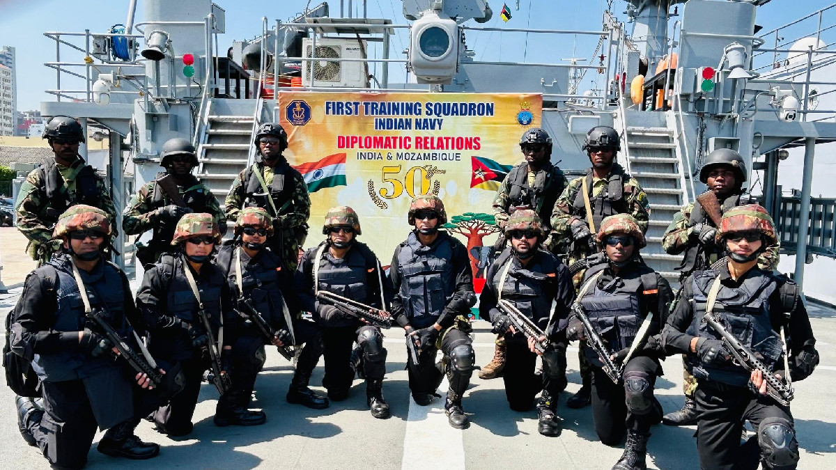 Indian Navy Ships Visit Mozambique to Strengthen Maritime Partnership