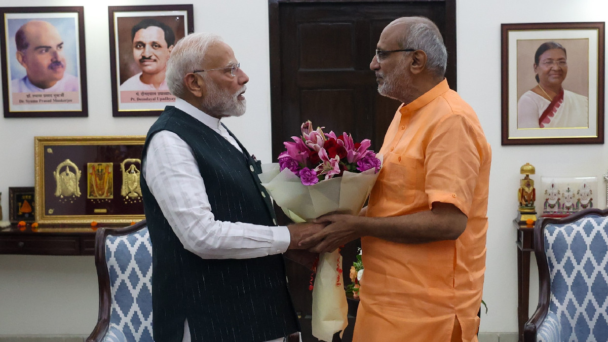 PM Modi Congratulates Newly Elected Vice President C.P. Radhakrishnan