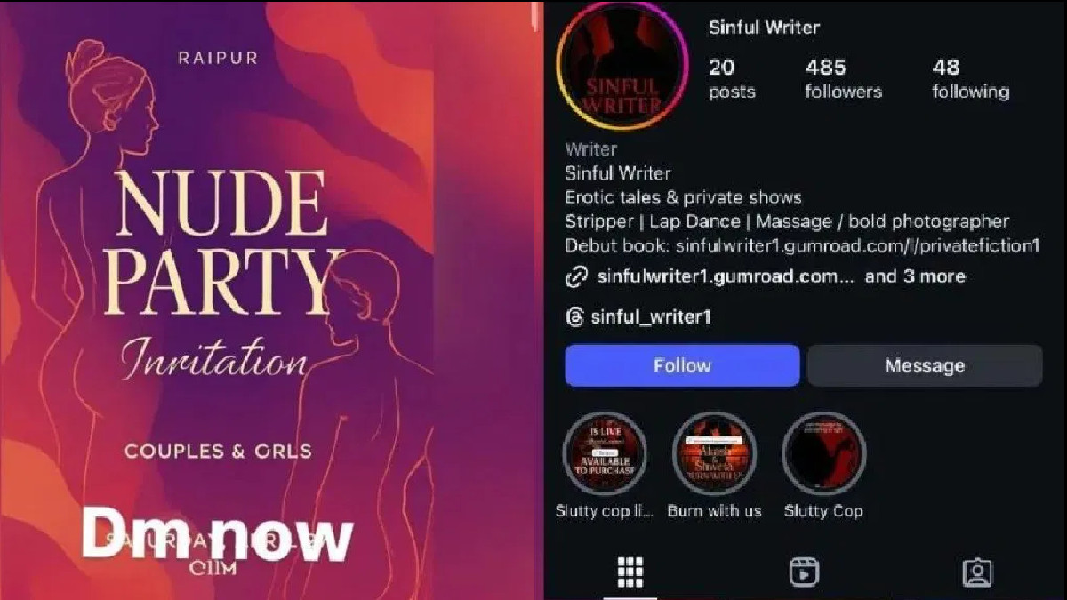 Raipur: Viral 'Nude Party' Poster Leads to Police Action, Two Detained