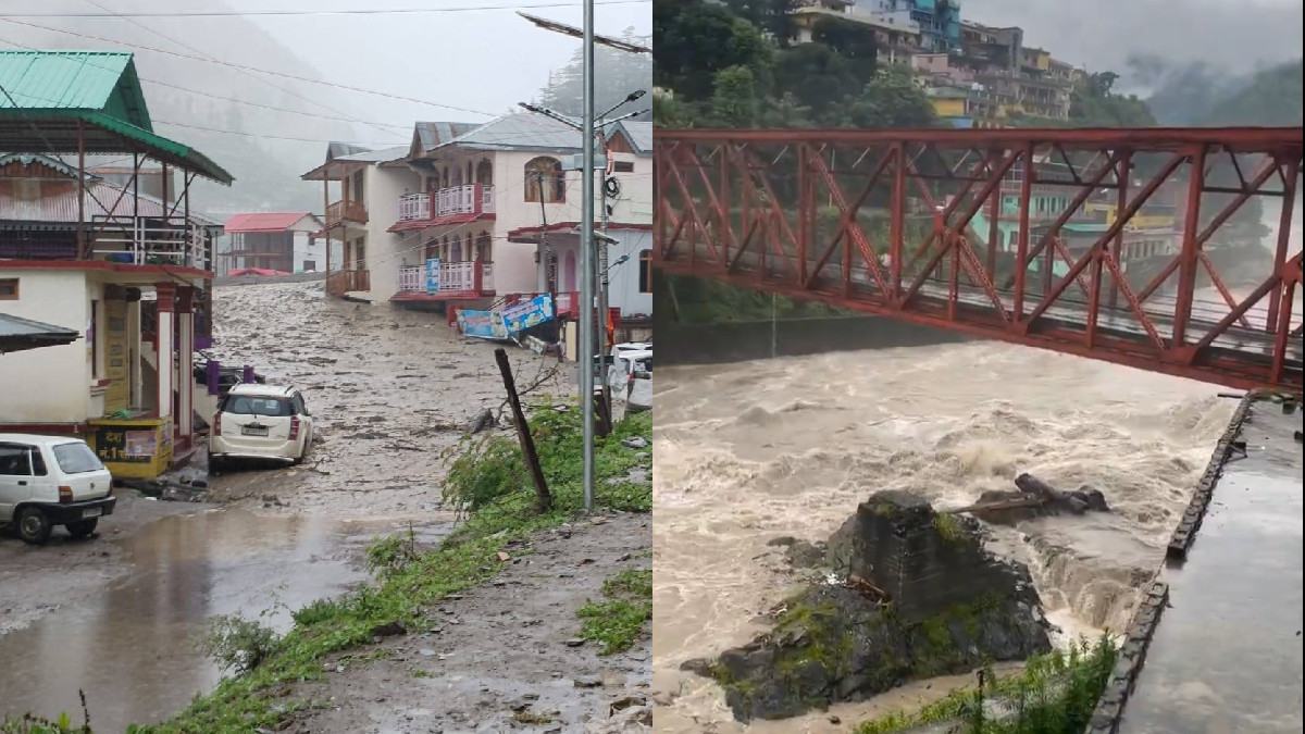 Red Alert in Uttarkashi: Heavy Rains Disrupt Gangotri-Yamunotri Route, Schools Shut