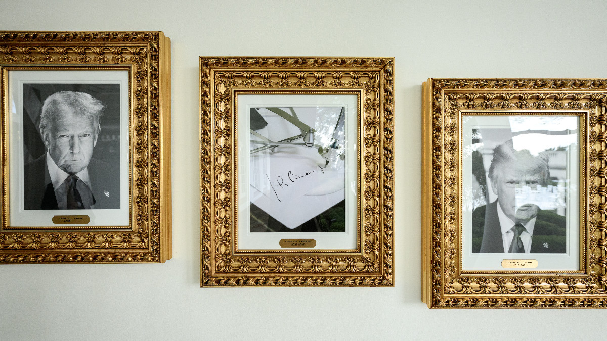 Trump Removes Biden's Portrait from White House, Replaces It with 'Autopen' Photo