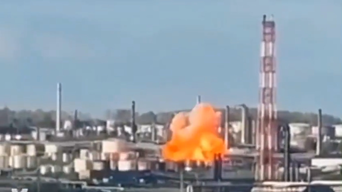 Ukraine Launches Drone Attack on Russia's Largest Oil Terminal