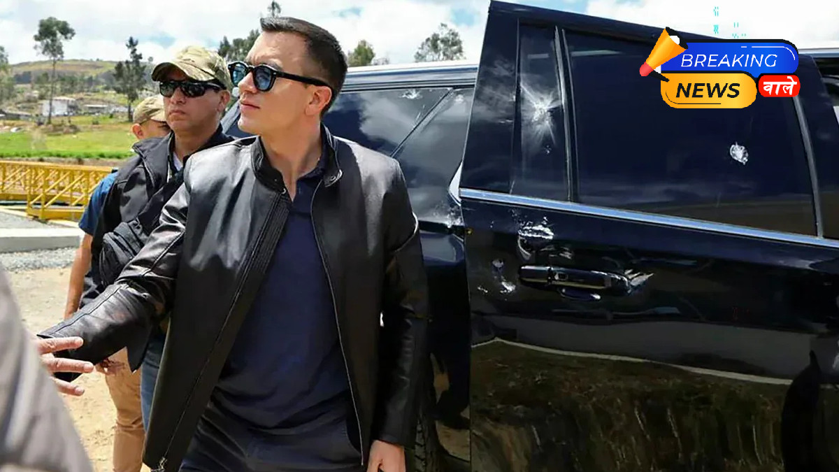 Ecuador President Noboa Escapes Attack After Convoy Targeted with Stones and Gunfire