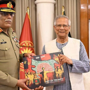 Mohammad Yunus Stirs Controversy Again — Depicts India’s Northeast as Bangladesh Territory