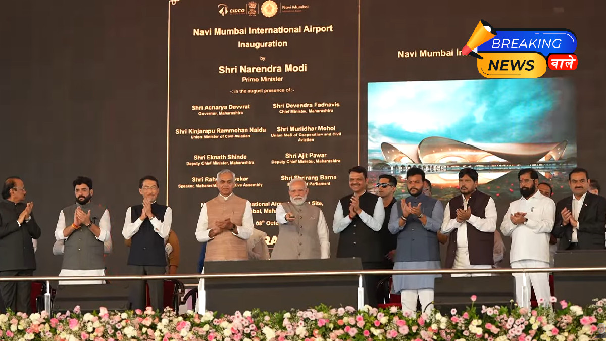 PM Modi Inaugurates Navi Mumbai International Airport, Launches Multiple Development Projects