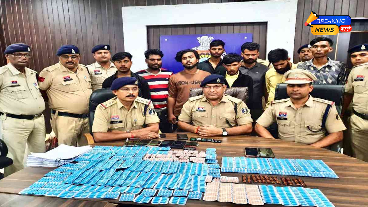 Durg Police Seize Over 2,500 Narcotic Capsules in Major Anti-Drug Crackdown; 8 Accused Arrested