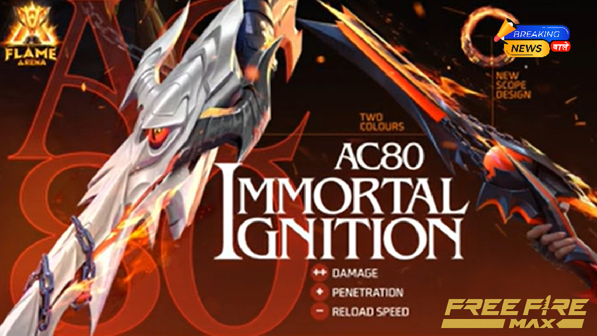 Garena Free Fire Max Redeem codes today November 8, 2025: पाएं फ्री रिवॉर्ड्स, AC80 Immortal Ignition और Green Flame Draco M1014 Evo Gun