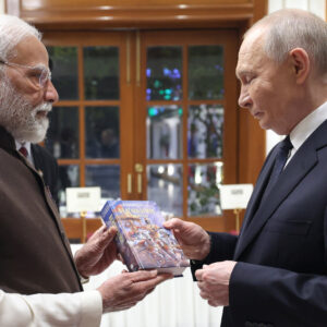 PM Modi Gives Special Gift to Putin: Presents Bhagavad Gita Written in Russian Language