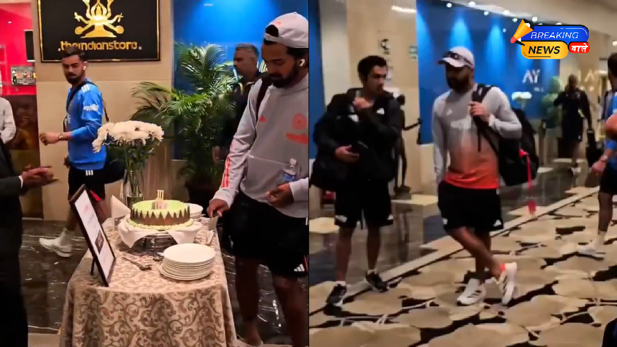 Video: Victory Celebration at Hotel; Virat Kohli Ignores Cake Cutting Ceremony, Rahul and Gambhir Also Present