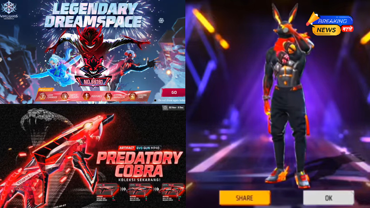 Garena Free Fire Max Redeem codes