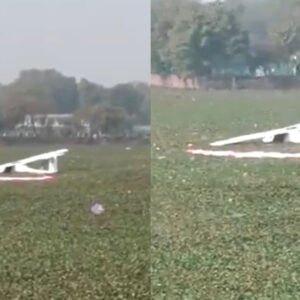 Prayagraj: IAF Microlight Plane Falls Into Pond During Training, Pilots Unharmed