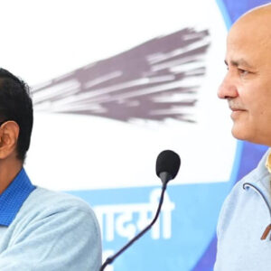 AAP leaders Arvind Kejriwal, Manish Sisodia